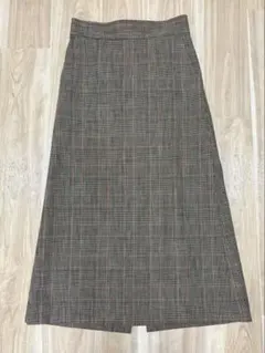 ユナイテッドアローズ　UNITED ARROWS ロングスカート　チェック