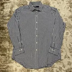 【美品】ラルフローレンL/Sシャツ　ギンガムチェック