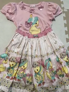 シャーリーテンプルアヒルインパン付きスカート&トップス130