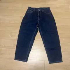 BEAMS ダークブルー デニムパンツ