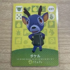 あつ森　amiiboカード　タケル　237
