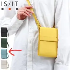 水色 ブルー 合成皮革 ショルダーバッグ スマホショルダー スタラップ付き