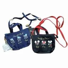 ディズニー＊ミニバッグ＊2種セット＊ミッキー&ミニー＊ドナルド＊ショルダー