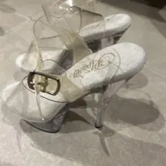 カ*レ様 pleaser クリアストラップ高ヒールパンプス コンテストのサムネイル
