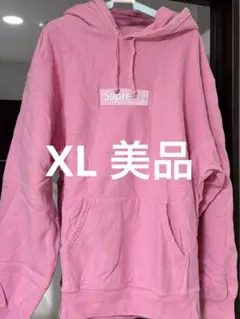 Supreme Box Logo Hooded Sweatshirt Pink