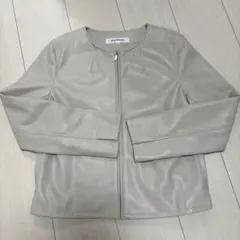 NATURAL BEAUTY BASIC ノーカラージャケット S