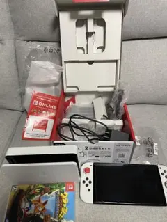Nintendo Switch 有機ELモデル ホワイト 本体　おまけ