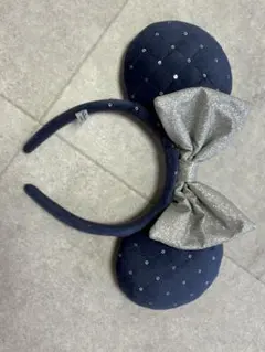 ディズニー ミッキー耳カチューシャ ネイビー