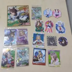 ウマ娘 ステッカー　カード　シール　アクリルバッジ　アクリル色紙　まとめ売り