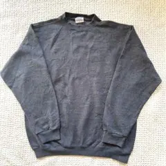 ヘビーウェイト 無地スウェット グレー L 90s