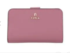 フルラ 二つ折り財布 レディース ピンク　sakuraレザー ミディアム