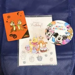 ディズニー カード&ステッカー 3点セット