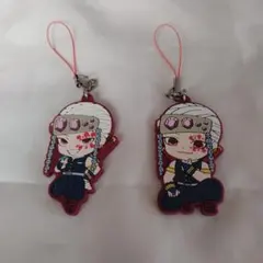 鬼滅の刃 ラバーストラップ 2個セット 宇髄天元