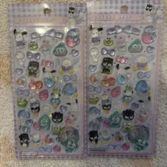 【9】ボンボンドロップシール 風　はぴだんぶい　新品