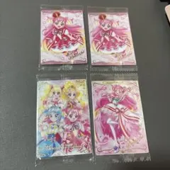 プリキュアウエハース わんだふるぷりきゅあ キュアワンダフル 4枚セット