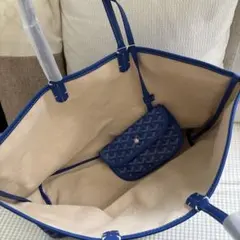 トートバッグ ブルー