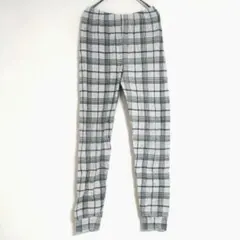 PJ PLACE チェック柄 ルームウェア グリーン グレー レギンス パンツ