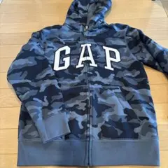 GAP kids XL 迷彩柄　パーカー　長袖　裏起毛