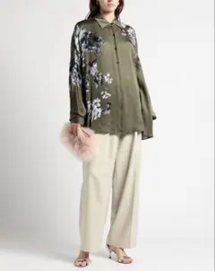 DRIES VAN NOTEN フラワー柄シャツ　ドリスヴァンノッテンのサムネイル