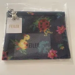 FEILER フェイラー ハイジ メッシュポーチ 3点セット ハイジ メッシュポーチ HEMP-231350(シルバーグレー): FEILER