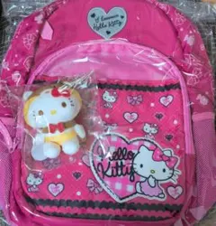 Hello Kittyの リュックとマスコットキーホルダー
