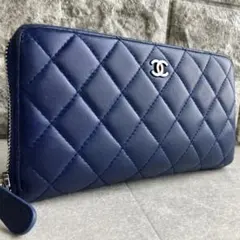 希少✨良品✨シャネル ジッピーウォレット マトラッセ ココマーク