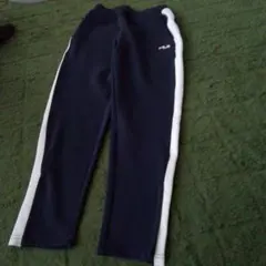 501）FILA トレーニングパンツ ネイビー/ホワイトM