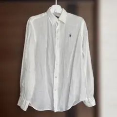 POLO RALPH LAUREN リネン 長袖シャツ ホワイトのサムネイル