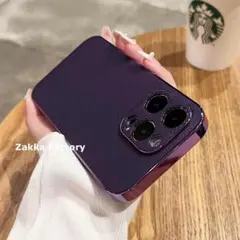 紫 iPhone 13 Pro ケース M レザーカバー かわいい 韓国 プロ