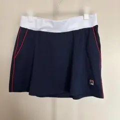 お値下げしました！FILA ネイビー テニススコートXL スッキリシルエット！