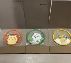 ちいかわ　クリアラバーコースター2 3点セット