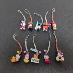 ご当地　ハロー キティ ちゃん　ストラップ セット　限定　レア　ハワイ　まとめて