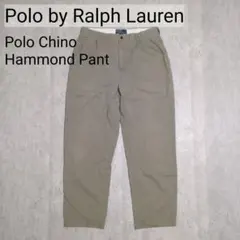 ポロバイラルフローレン　ポロチノ　ハモンドパンツ　ツータック　W34　ベージュ