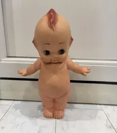 昭和レトロ キューピー人形 デコちゃん ソフビ ビニール人形 - メルカリ