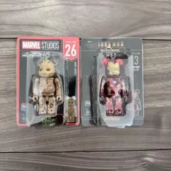ベアブリック グルート & アイアンマン セット