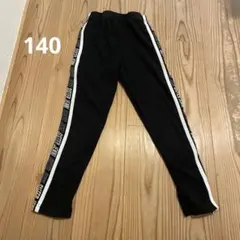 SISTER JENNI ブラック サイドロゴレギンス140cm