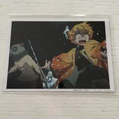 【未使用】　鬼滅の刃　ブロマイドくじ　OP 善逸　伊之助　立志編　カフェ