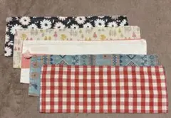 ランチクロスセット 5枚組　ほつれ、シミあり　ランチョンマット　女の子　既製品