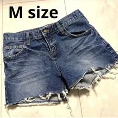 used★使用感あり Nikisix Denim デニムショートパンツ　Mサイズ