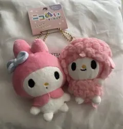 マイメロディー　マスコットキーホルダー　ニコぬい