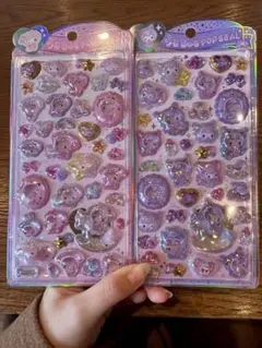 即日発送Kuromi & My Melodyボンボンドロップシール