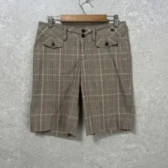バーバリーロンドン（38）ハーフパンツ＊ホースロゴ＊バーバリーチェック＊伸縮性