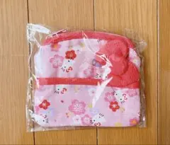 ハローキティ 花柄ポーチ