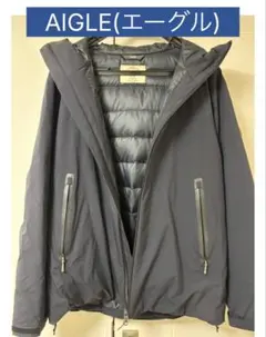 防水透湿 MTDダウンジャケット/L/ナイロン/ZBH044J/ネイビー