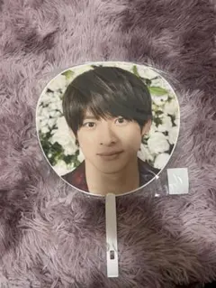 Hirano Sho うちわ 花デザイン