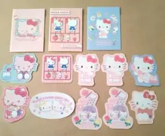 ハローキティ　ダイカットステッカーセット