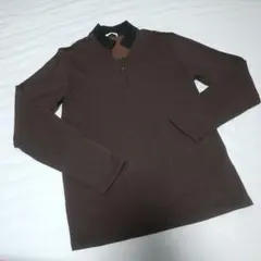 inmercanto ◇ メンズ　長袖カットソー　ブラウン　ボーダー