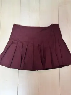 プリーツ ミニスカート