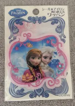 Disney FROZEN アナとエルサ ワッペン シール アイロン両用