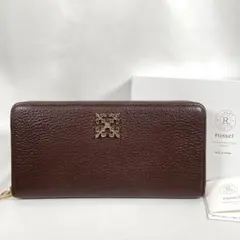 未使用に近い russet ラシット 長財布 モノグラムプレート ラウンドジップのサムネイル